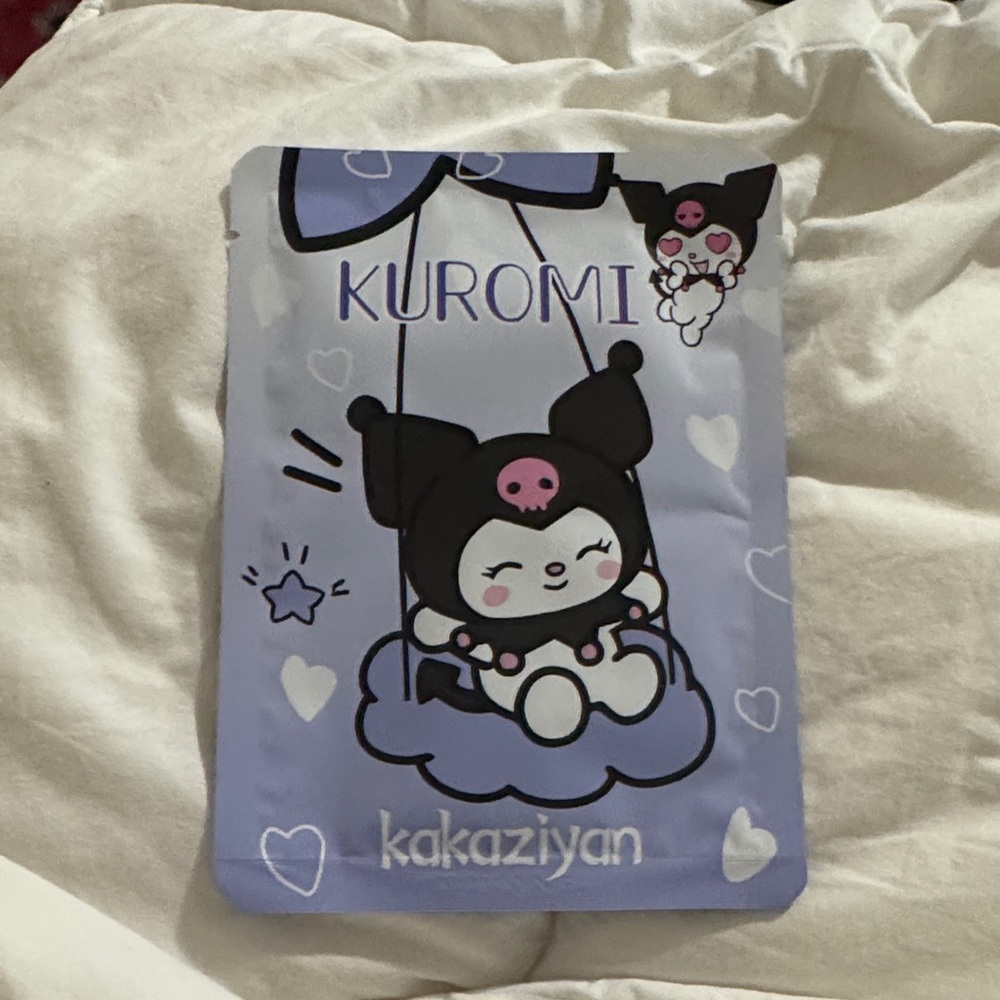 NWT Kuromi 3/12 face mask